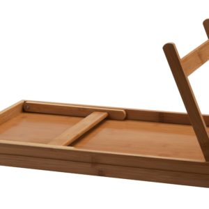 Bamsira Bamboo Foldable Breakfast Tray Table