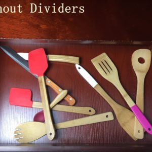 Bamboo expandable drawer divider from Bamsira